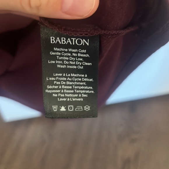 Dark Plum XS Babaton Top - Picture 4 of 4